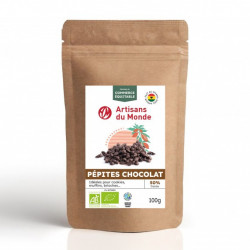 Pépites de chocolat noir 50% - bio - 100g